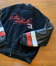 Vintage Dale Earnhardt Jacket Mens XXXL Chase Authentics Wool Leather Nascar 3XL