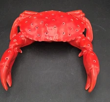 Bordallo Pinhero Palissy Style Majolica Pottery Portugal Crab Charcuterie Accent