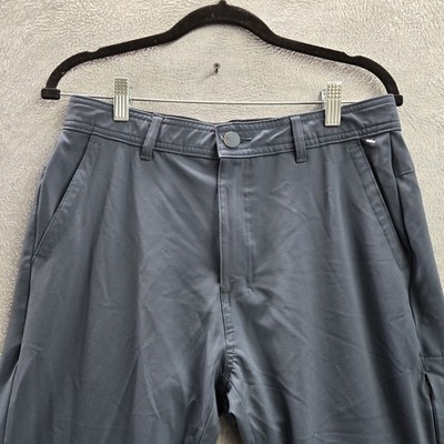 Hurley Men Activewear Pants 30X32 Blue Chino HMS25-17552 Button 29