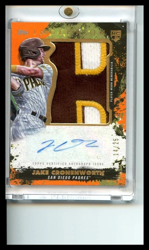 2021 Topps Inception Jake Cronenworth #AGSR-JC RC Auto Relic San Diego Padres