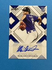 2023 Leaf Perfect Game Showcase Blue Autograph #AU-MC1 Makaio Cisneros 1/15