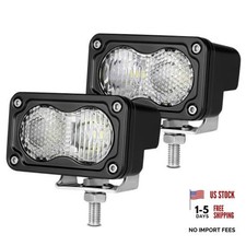 2pcs Led Pod Light 3 Inch Off Road Driving Reverse Light Bar Mini Led White