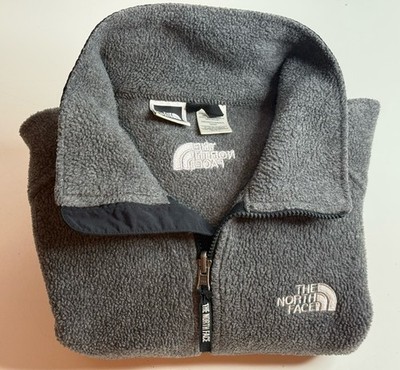 Vintage Y2K The North Face Polartec Fleece Jacket Mens Medium Gray Full Zip