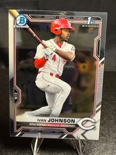 2021 Ivan Johnson Bowman Chrome Prospects 1st Bowman #BCP-149 Cincinnati Reds