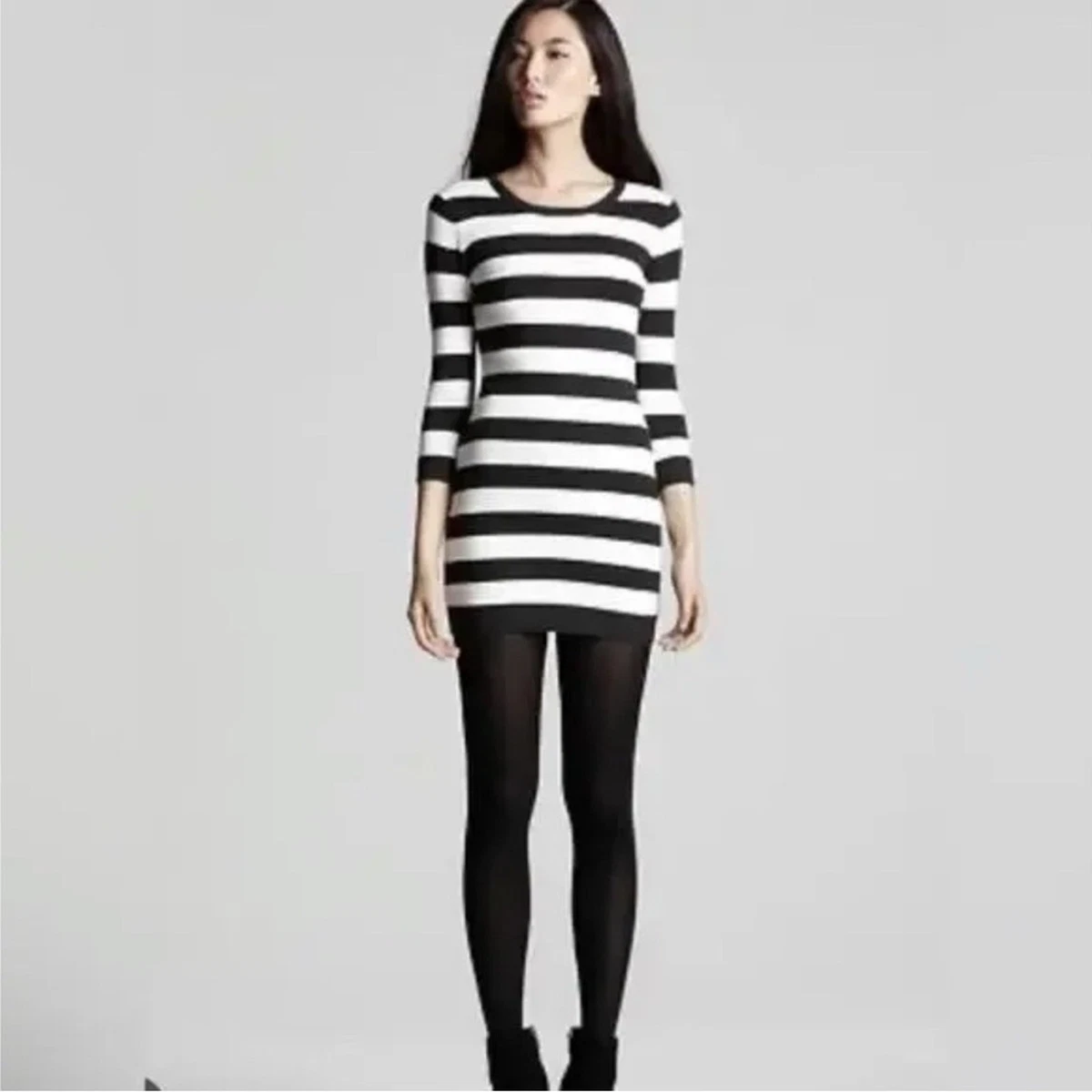 Estilo Sin Derroche: Vestido A Rayas De Punto