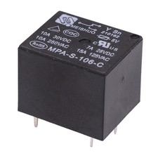 6V Mini Miniature PCB Power Relay SPDT 15A