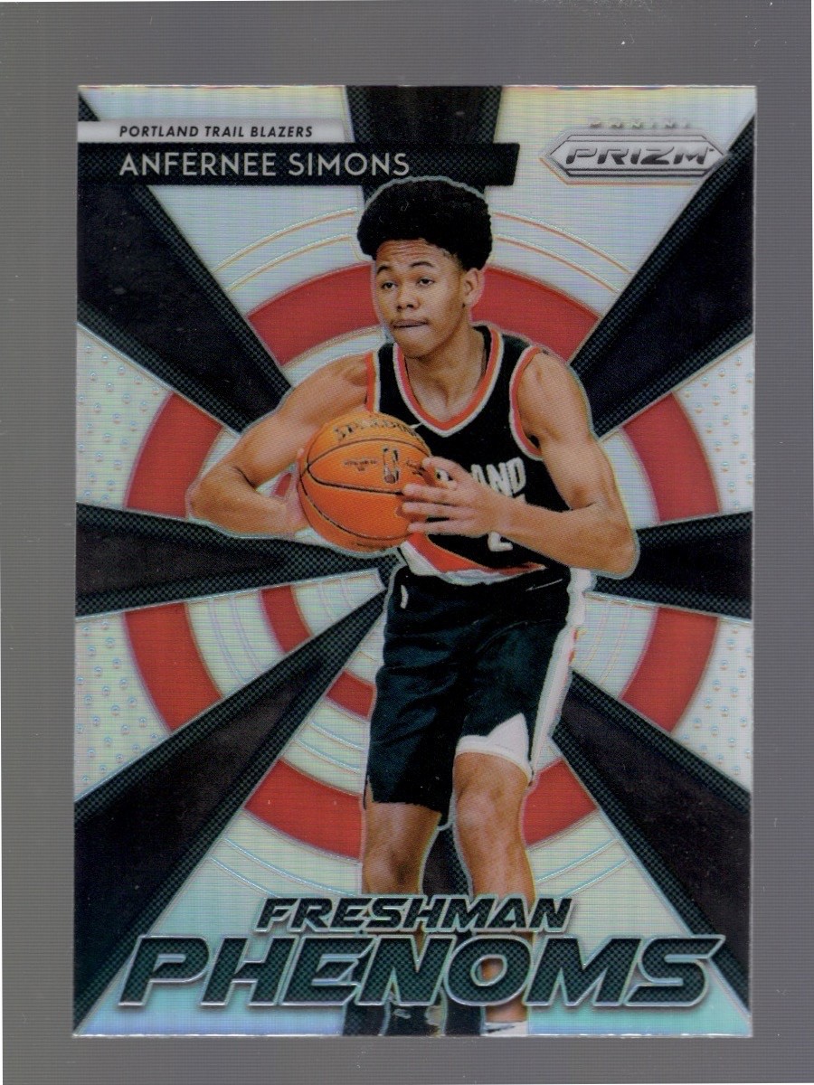 2018-19 Panini Prizm Freshman Phenoms Anfernee Simons Silver Prizm RC #2