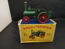 T71-MATCHBOX MODELS OF YESTERYEAR Y-1 1925 ALLCHIN TRACTION ENGINE AND BOX