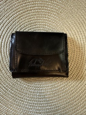 Patricia Nash Leather Libby Flap Wallet-Black A669840 NEW