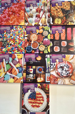 350 Pieces Jigsaw Puzzle Lot of 10 Food Theme 20 X 12 Puzzlebug Deluxe