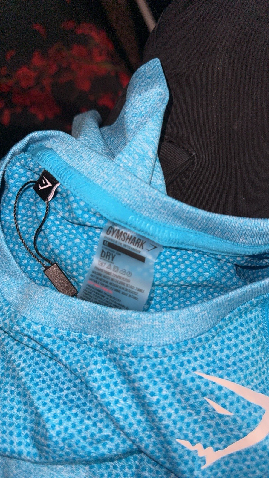 Gymshark OG Phantom Aqua Seamless Short Sleeve Size Medium image 4