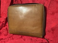 Leather Planner 3-ring. Brown Weathered Look