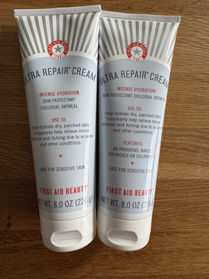 2 First Aid Beauty Ultra Repair Creams 8oz Expired 7/24 and 8/24