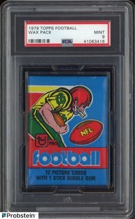 1979 Topps Football Unopened Wax Pack PSA 9 MINT