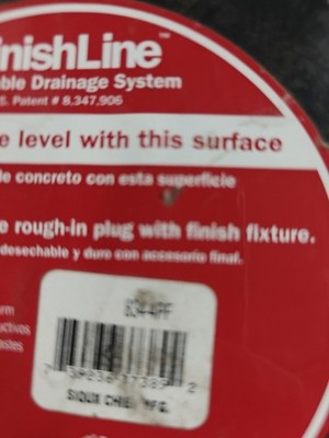 Neu Sioux Chief Finish Line Rohr Cleanout System 4 '' Rohr Größe 834-4PF