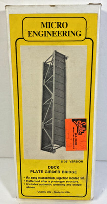 Micro-Engineering HO Scale Kit 75-505 Deck Plate Girder Bridge 36  Open Deck NIB