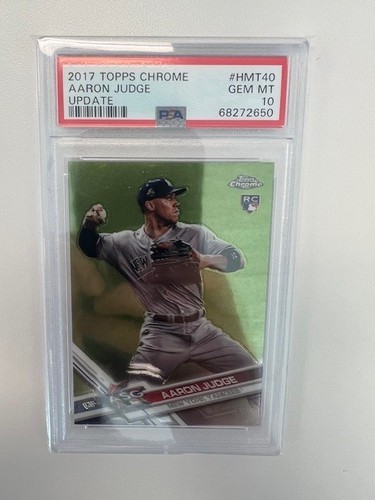 2017 Topps Chrome Update Aaron Judge #HMT40 (RC) PSA 10