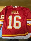 Brett Hull Autographed Signed Jersey Calgary Flames NHL HOF Beckett COA