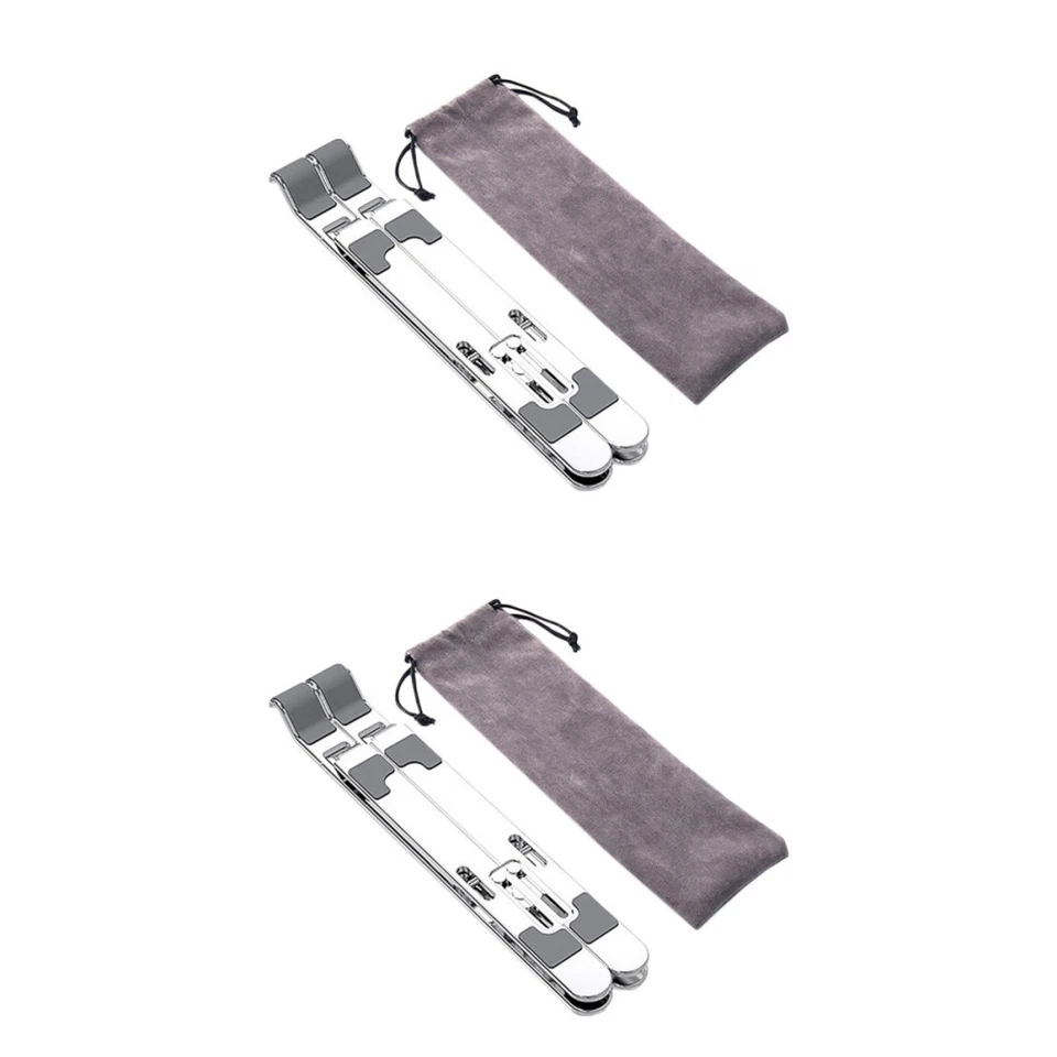 2 Count Halterung Laptop Ablage Notebookständer Faltbarer Laptopständer - Bild 4 von 4