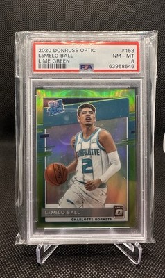 2020-21 Panini Donruss Optic - Rated Rookie LaMelo Ball #153 Lime Green /149 
