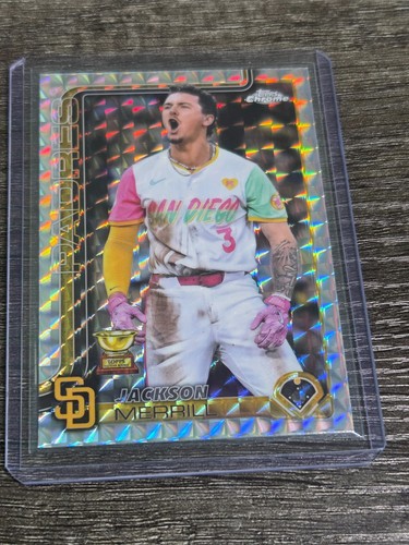 2025 Topps Chrome #61 - Jackson Merrill - Mojo Card