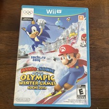 Nintendo Mario & Sonic Olympic Winter Games Sochi 2014 Wii U Multiplayer Sports