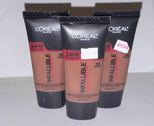 x3 113 BROWN SUEDE ~ L'Oreal INFALLIBLE Pro-Matte Foundation Makeup ~ Demi-Matte