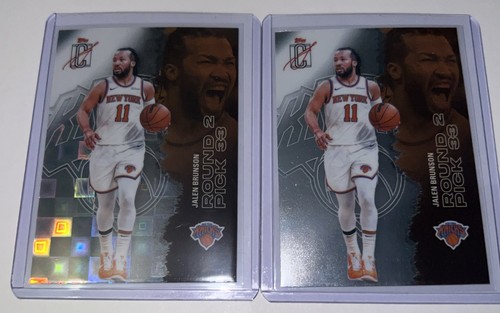 2025-26 Topps Signature Class Jalen Brunson Chrome And Silver Pandora Refractor
