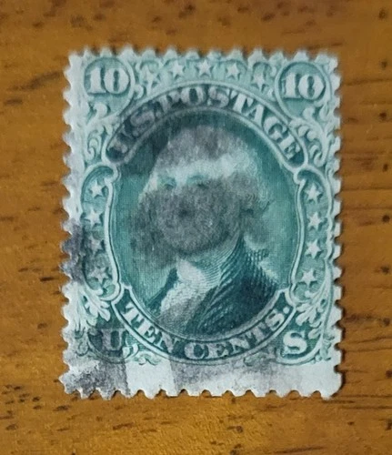 Vintage US Stamp #68 Washington Used - CV $55