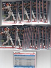 (27) 2019 Taylor Ward Topps Chrome ROOKIE CARD Lot #78 - Orioles Angels RC