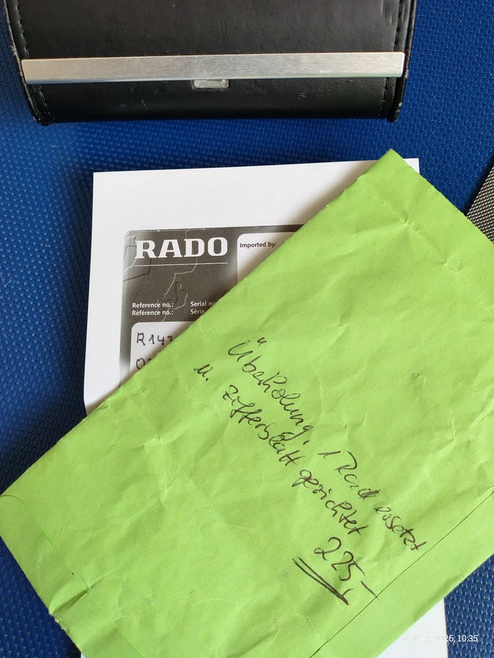 Rado Diastar generalüberholt 12/24 Vintage Herrenarmbanduhr Stahlarmband - Bild 3 von 4