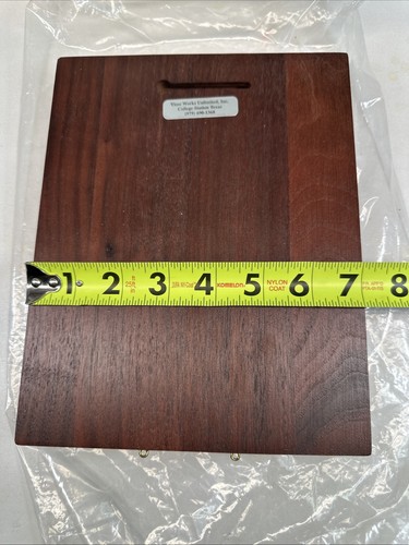 Texas A&M University Brass Medallion Seal Plaque - Beautiful Wood Wall Hanger - Picture 8 of 9