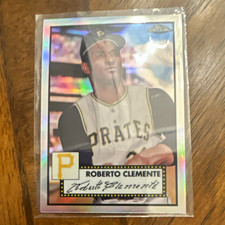 Topps 2021 Chrome Platinum Anniversary Roberto Clemente Pirates #301 Refractor