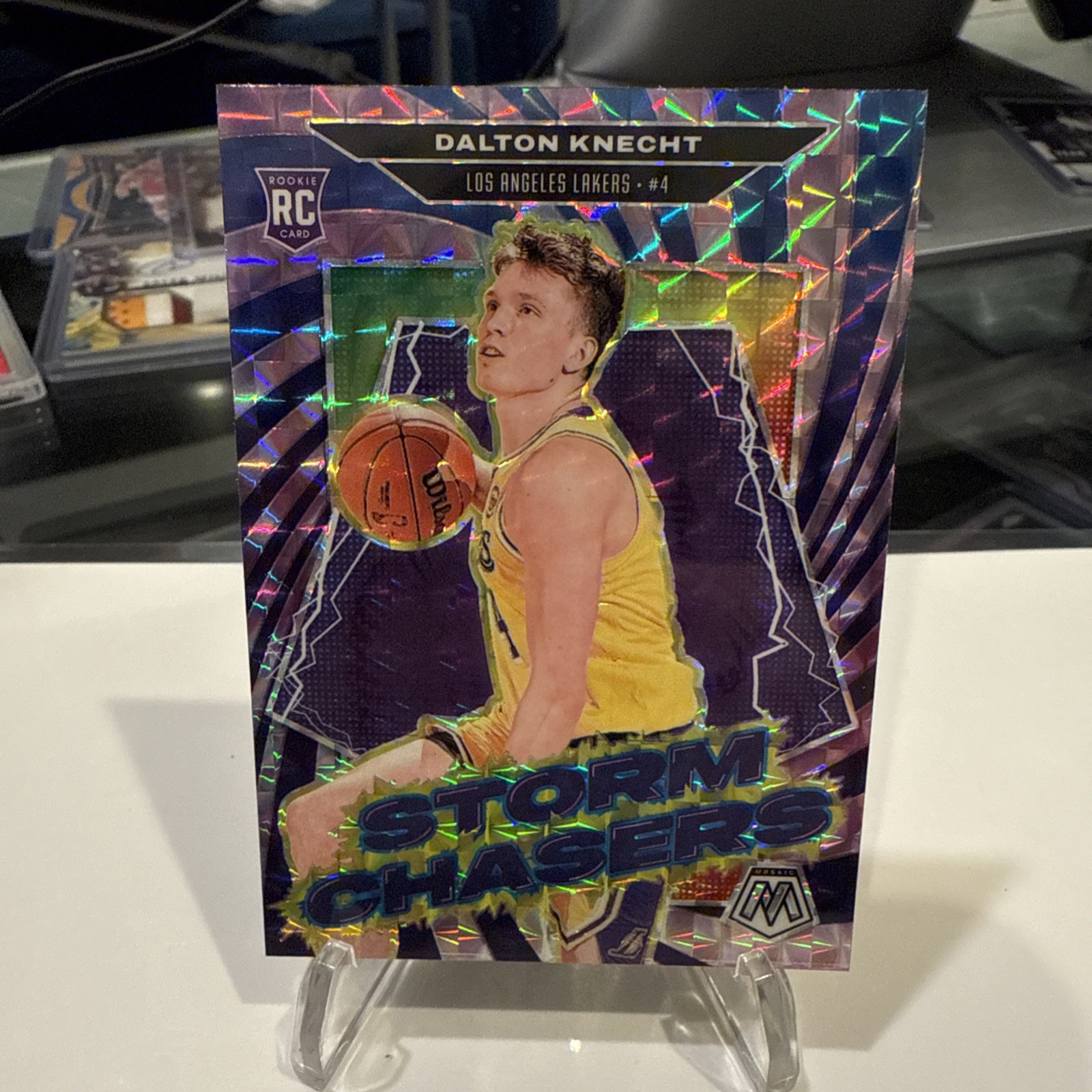 2024-25 Panini Mosaic RC Dalton Knecht #11 Storm Chasers SP Mosaic 🔥 Lakers