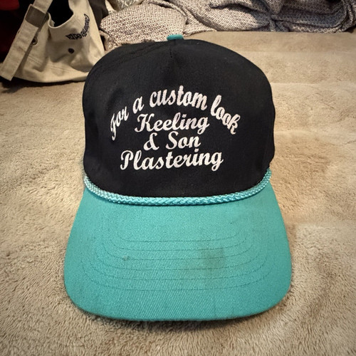 SAN SUN Unisex Adults Black/Teal Adjustable Snapback Hat, One Size
