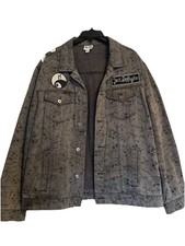 GENUINE DISNEY XL NIGHTMARE BEFORE CHRISTMAS JACK SKELLINGTON JEAN DENIM JACKET