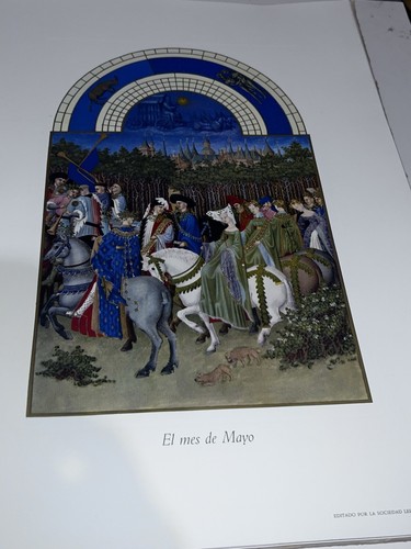 Jean Colombe "LES TRÈS RICHES HEURES DU DUC DE BERRY El Calendario 12 Prints - 第 14/19 張圖片