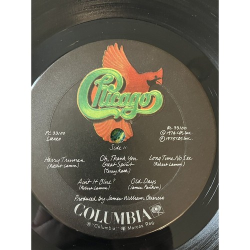Chicago VIII Vinyl Columbia – PC 33100 LP 1975 w/ poster & iron on Excellent - Bild 8 von 8