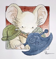 David PETERSEN~ Black Axe/Mouse Guard~ Original Painting~ 2010’s | eBay US (Buy It Now)