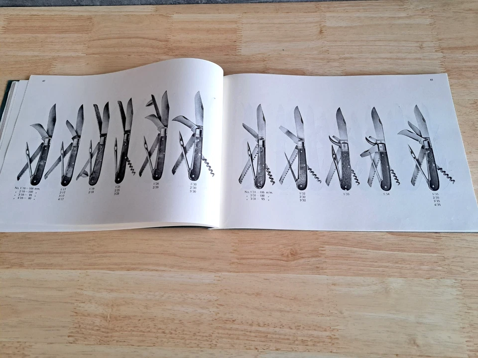 Victorinox Catálogo Muy Raro 1908-1942 Elsener Navaja Suiza Maquinillas de Afeitar Herramientas Foto 2 de 4