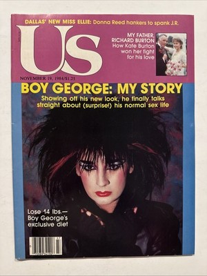 US Magazine November 1984 Boy George Donna Reed Tracey Ullman EX NO LABEL