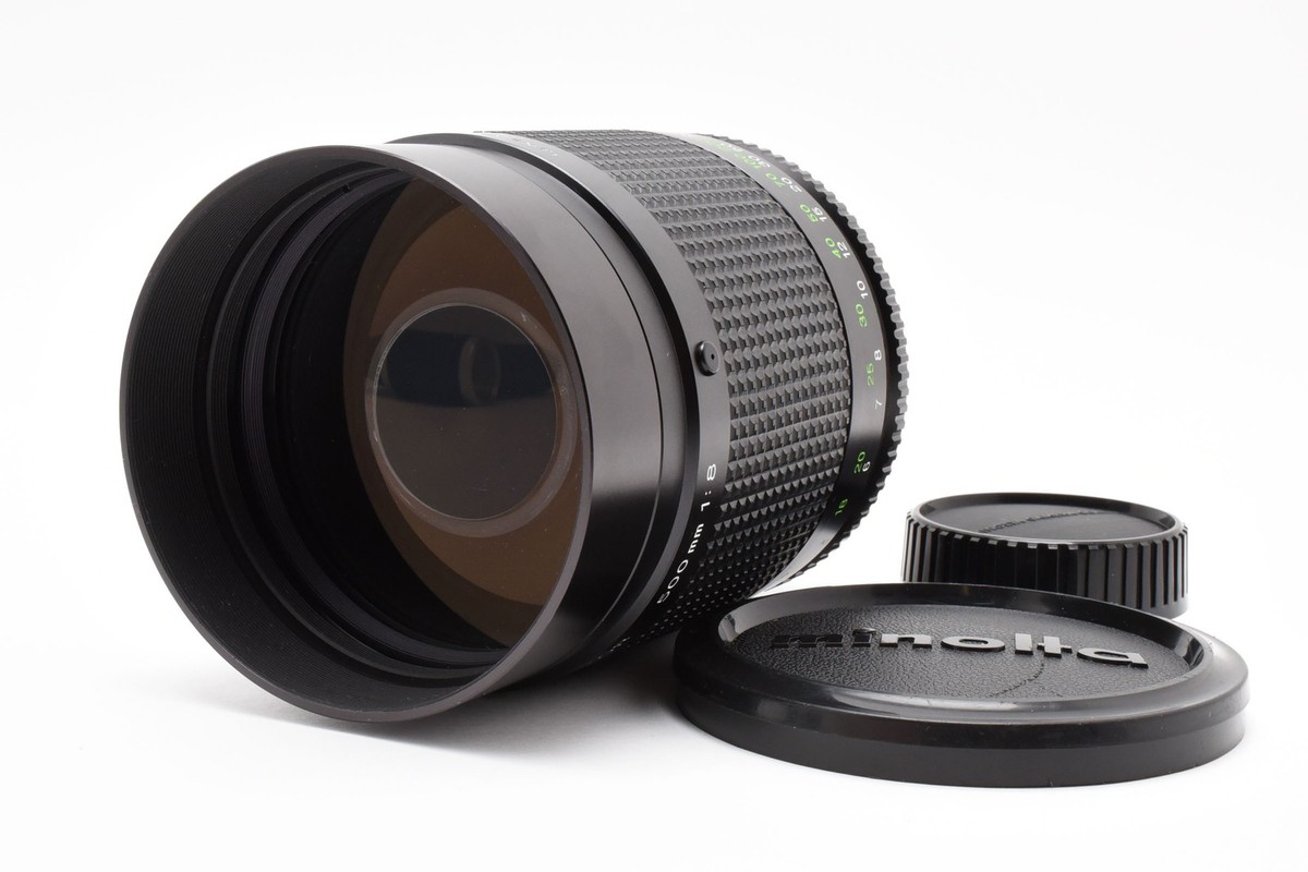 Exc+5] Minolta RF Rokkor 500mm F8 MF Reflex Mirror Lens For