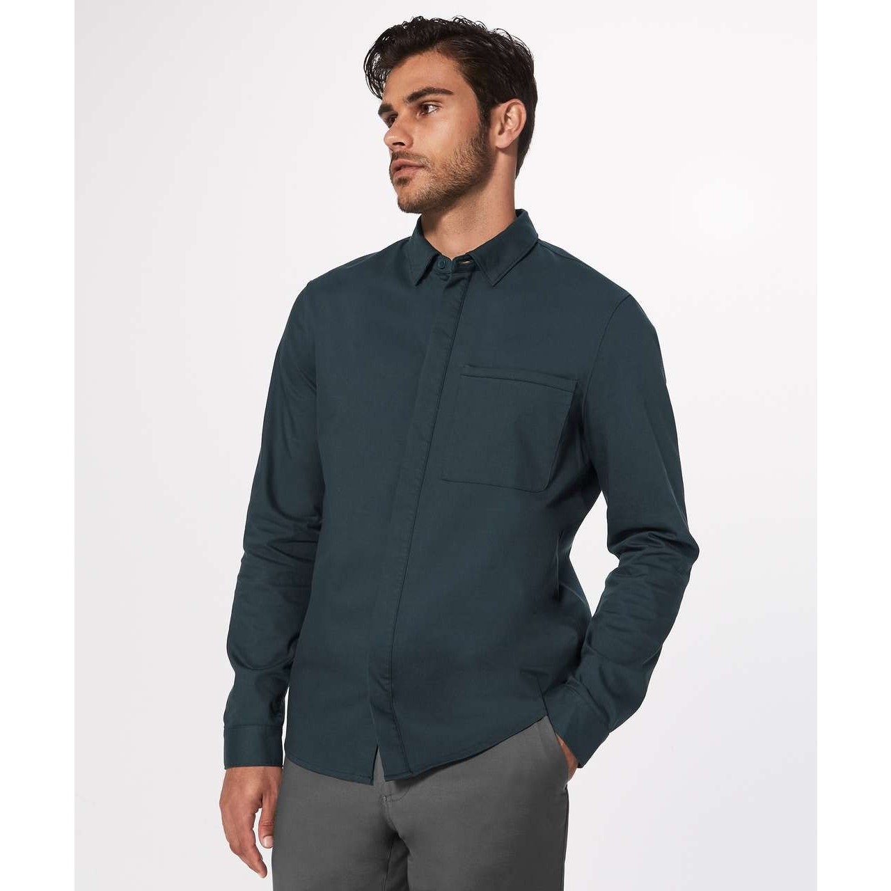 Lululemon Pocket Protector Button-down L - image 5