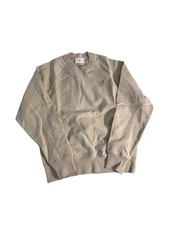 Ami Alexandre Mattiussi Beige Sweatshirt - Crew Neck Size M Cotton Blend Made In