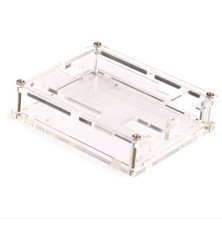 Delicada caja de acrílico transparente para estuche de módulo Arduino UNO R3
