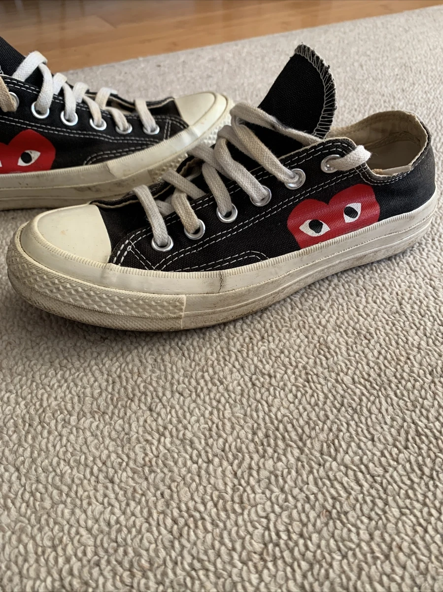 Converse X des Garcons Play Chuck Taylor Sneaker W 7, M 5Black | eBay