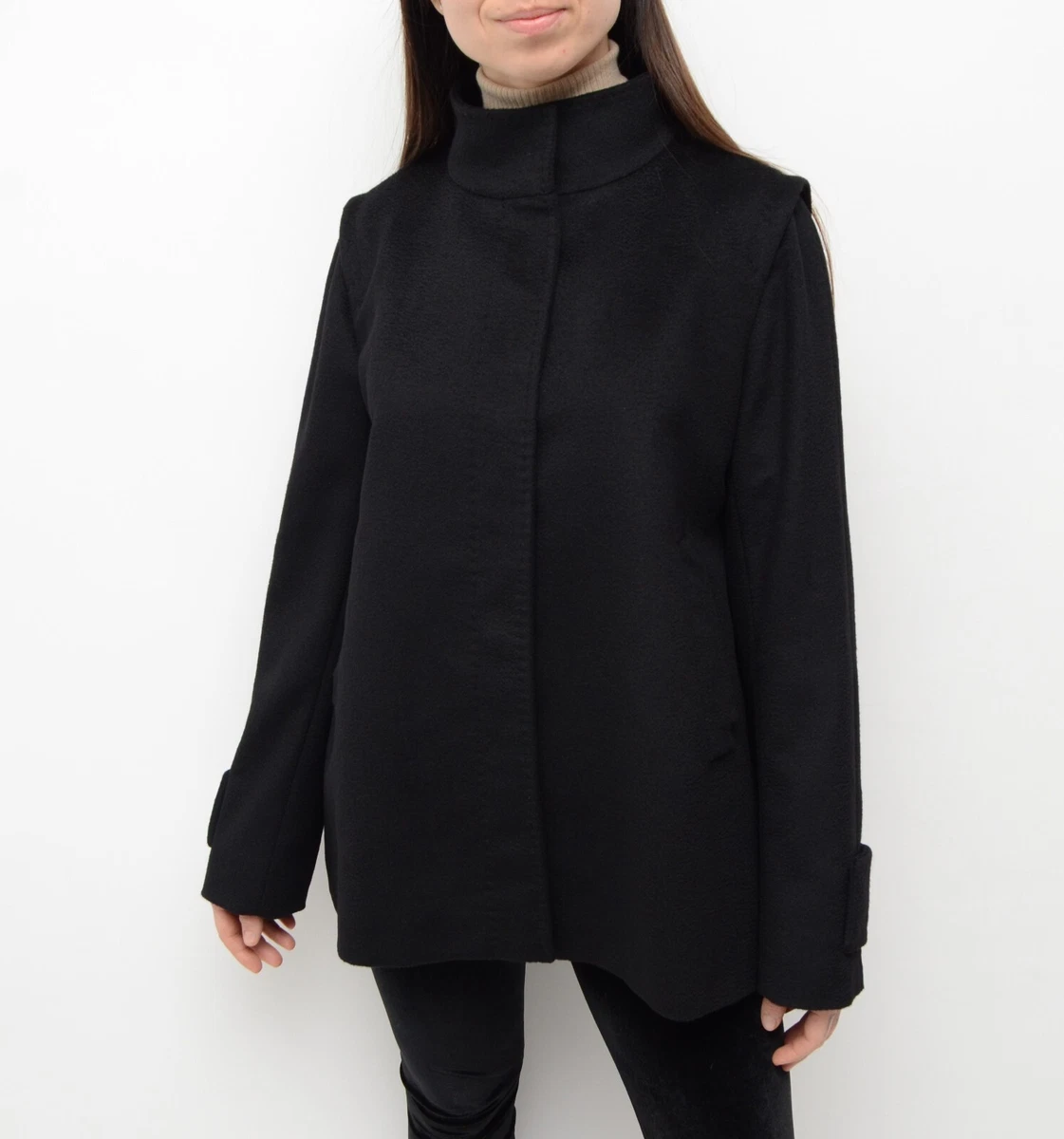 Black coat store size 16