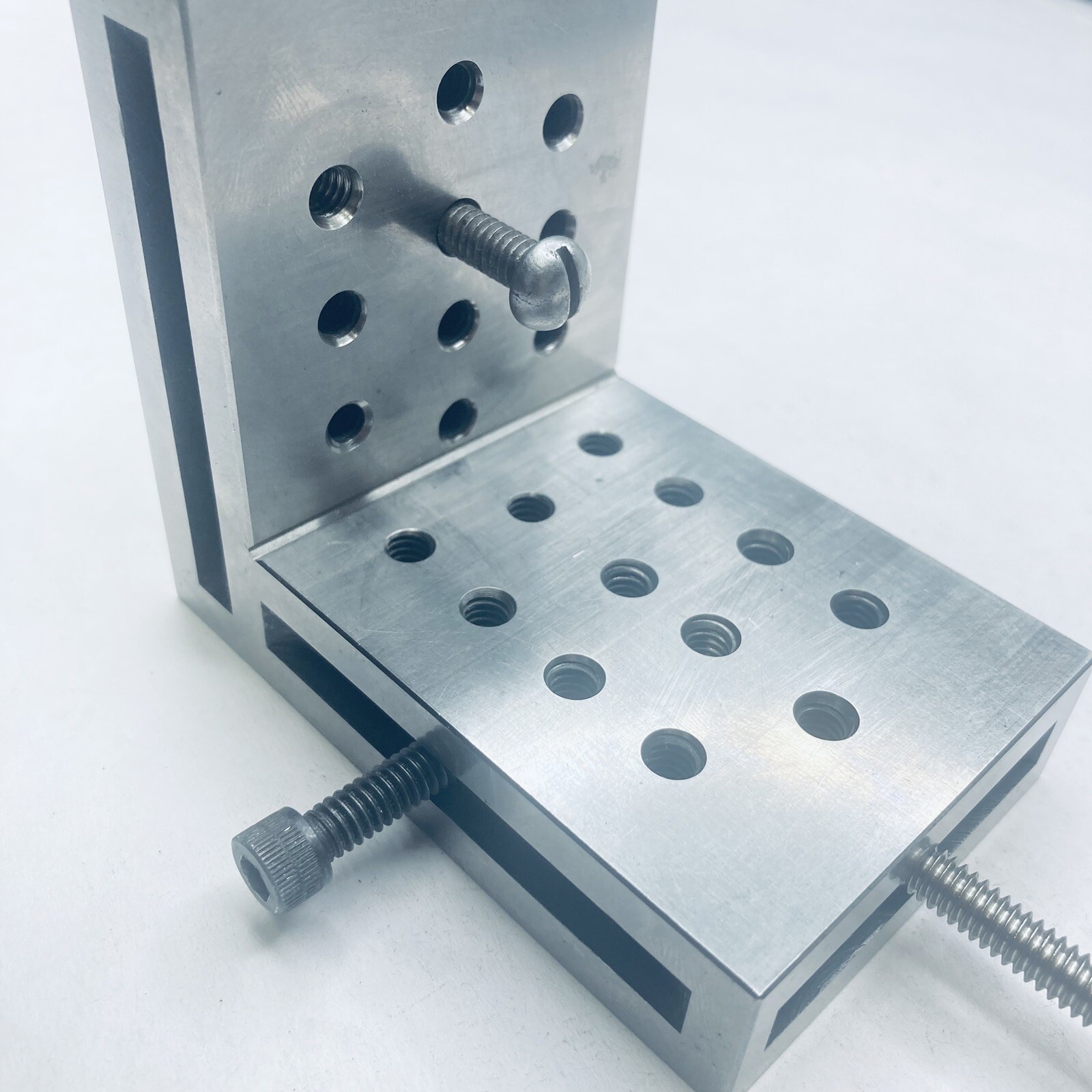 Angle Block Hardened & Ground - Machinist Made 2-1/2 x 3-3/8 x 3-7/8 H - USA