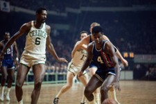Oscar Robertson Cincinnati Royals Handles The Ball 1968 Old Basketball Photo