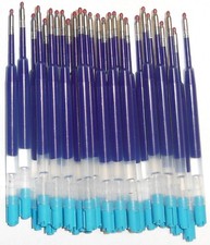 40 - GEL Ballpoint Refills for PARKER PEN - BLUE .5mm - Plastic Barrel